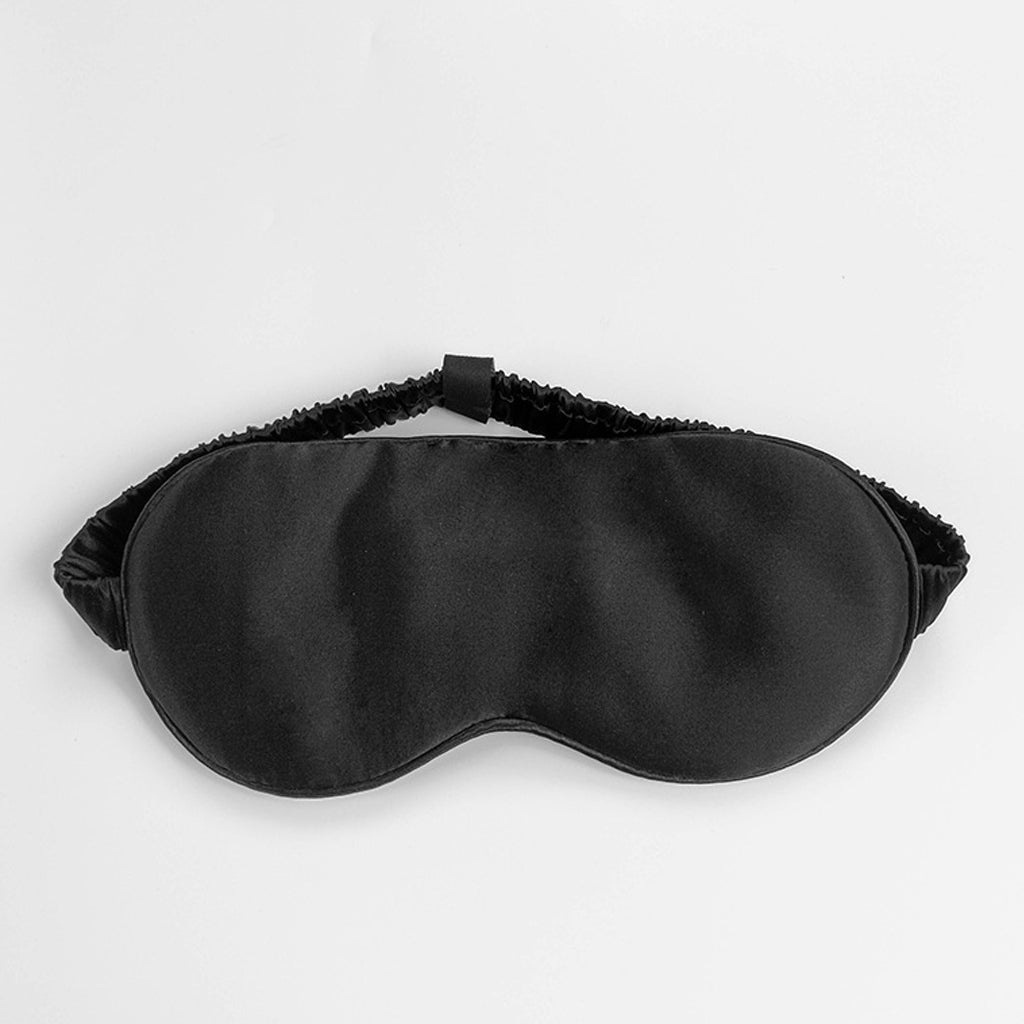 Masque de sommeil luxe 100% pure soie avec bande élastique