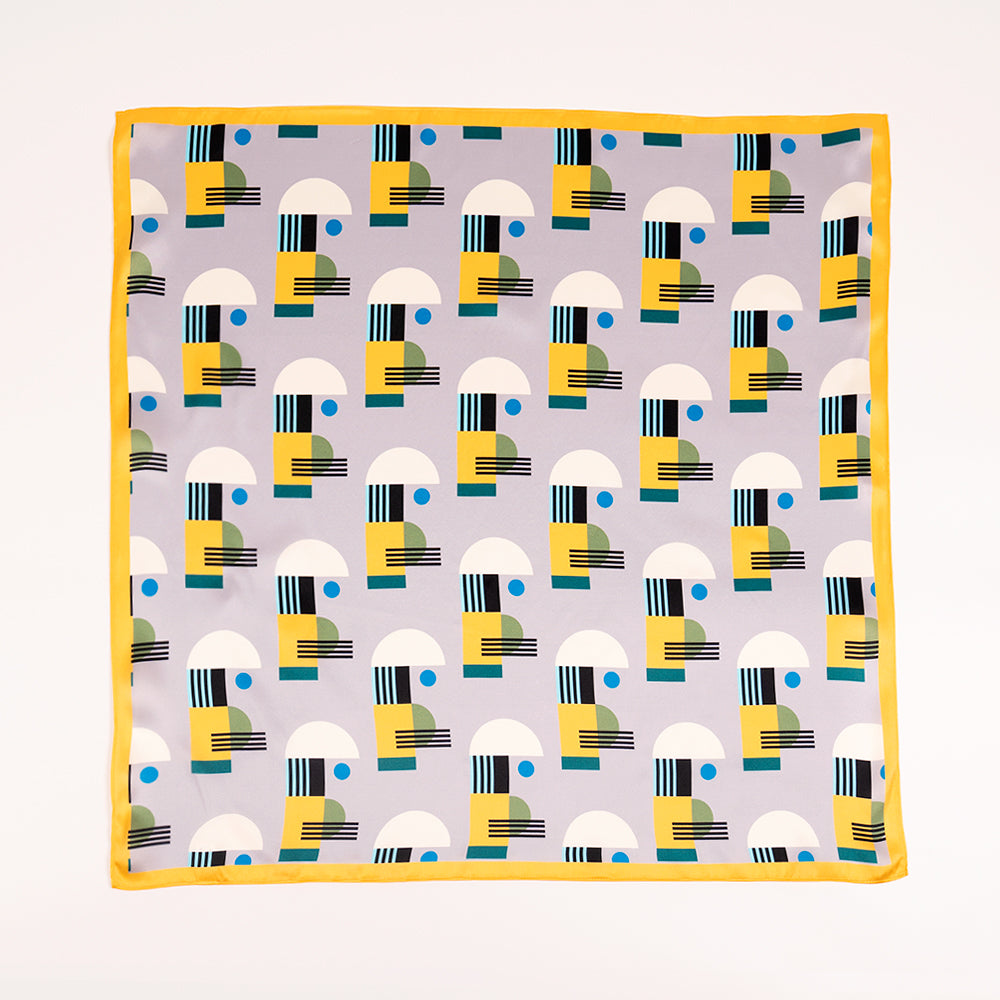 Foulard carré soie 65 x 65 cm