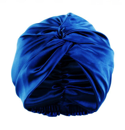 Turban en soie de nuit pour boucles