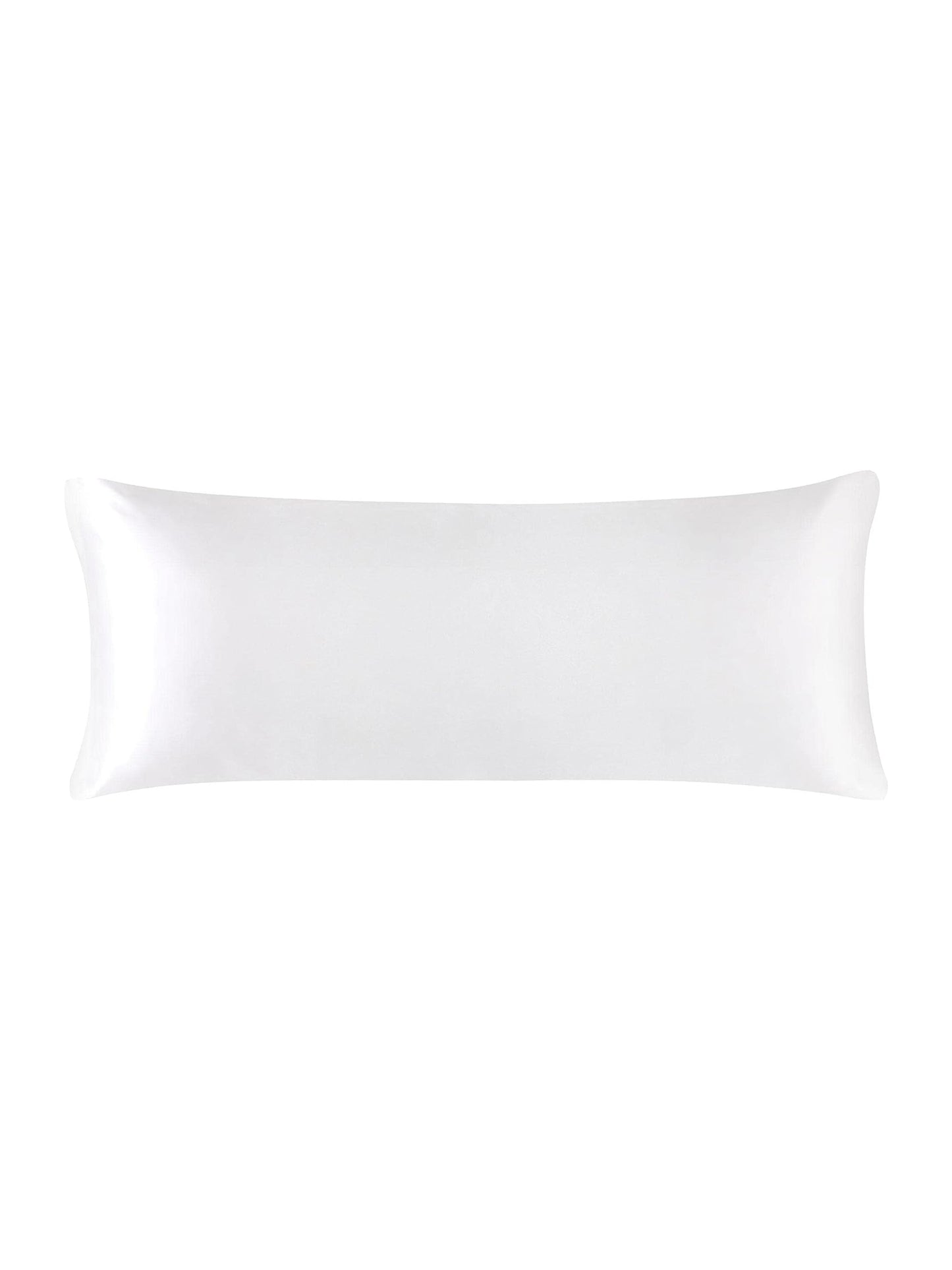 flat silk bolster case with invisible zip
