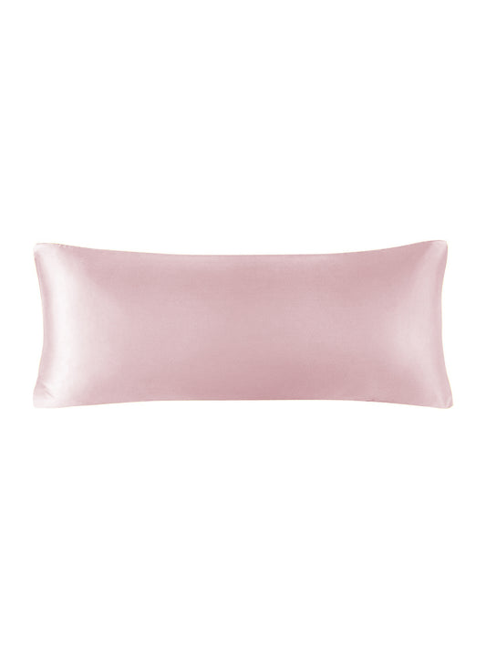 flat silk bolster case with invisible zip