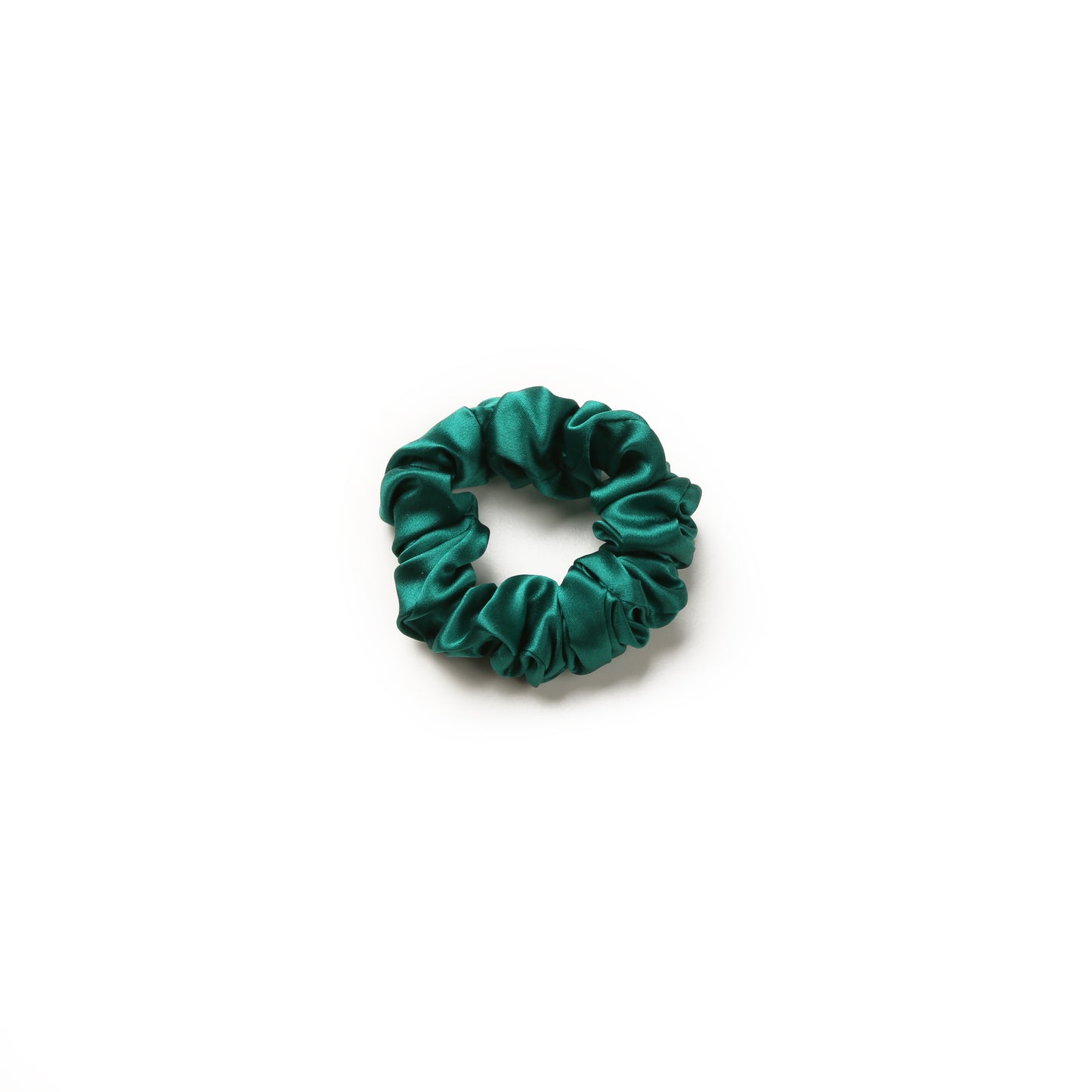 Set of 6 women's silk hair scrunchie scrunchies 2.5 cm