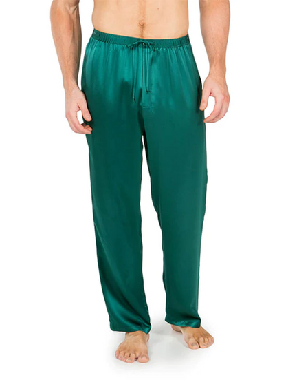 pantalon pyjama en soie pour homme