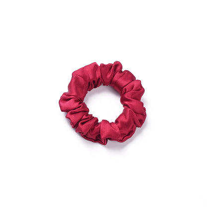 Sett med 6 scrunchies i silkehår for kvinner 2,5 cm