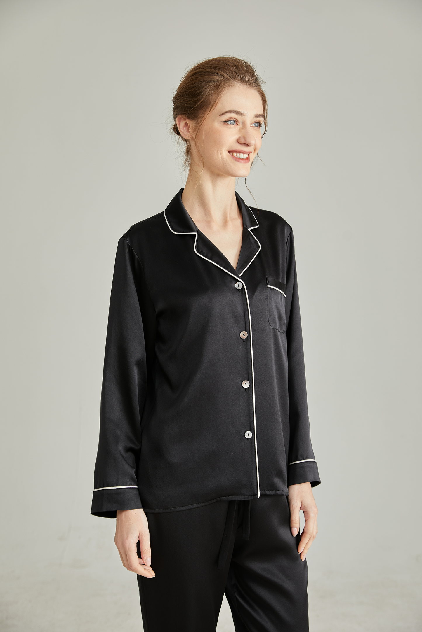 ensemble pyjama femme en soie imprimés