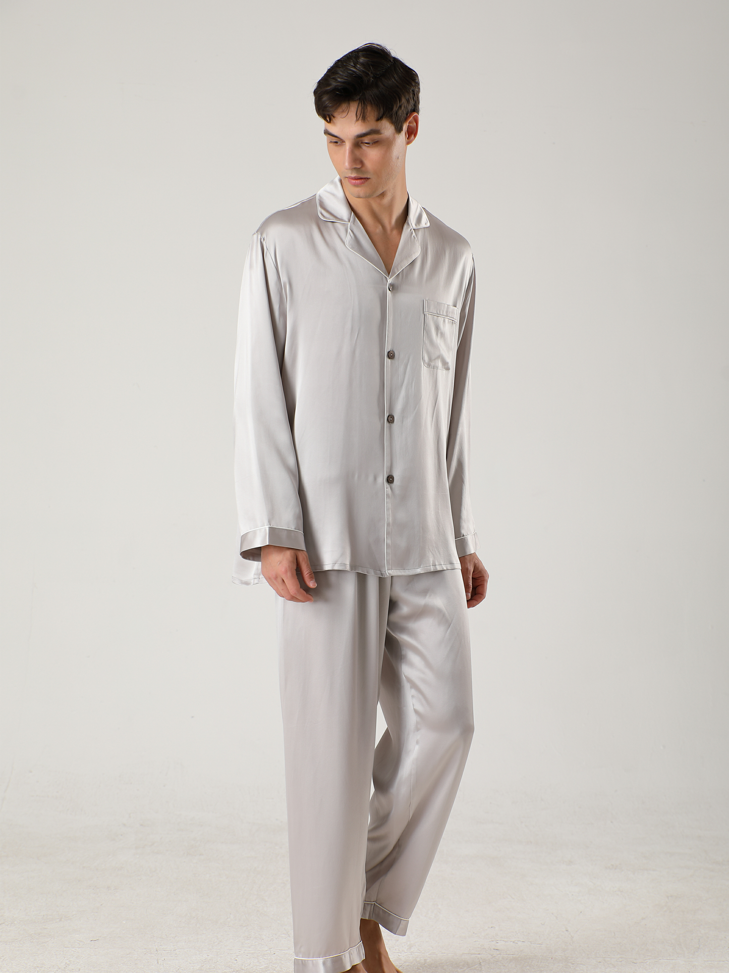 ensemble pyjama en soie homme